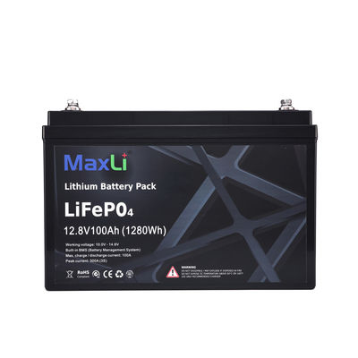 UN38.3 32700 Cells 12V 100Ah Lithium Iron Lifepo4 Battery