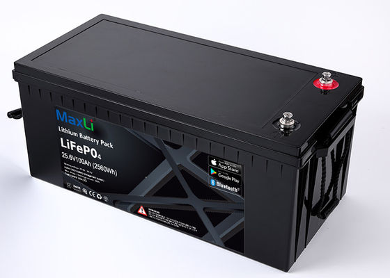 Baterias recarregáveis do lítio marinho da bateria de 24V 2560Wh 100Ah rv